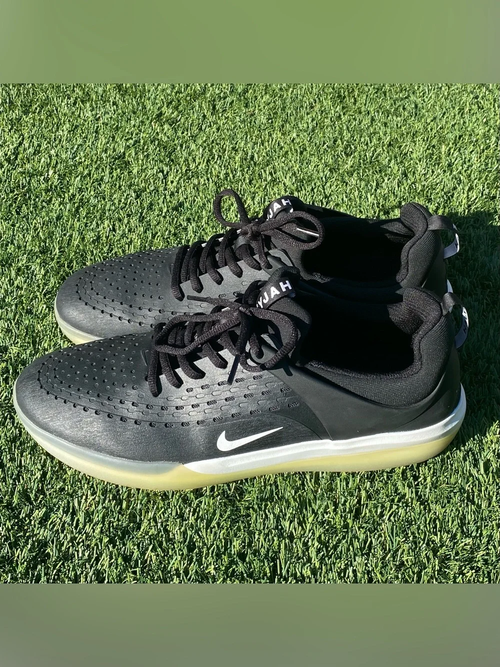 Nike SB Zoom Nyjah 3 Shoes Mens Size 12 Black Running Comfort Walking Skate Gym